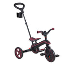Детска триколка 4 в 1 GLOBBER EXPLORER TRIKE FOLDABLE, сгъваема, цвят бургунди