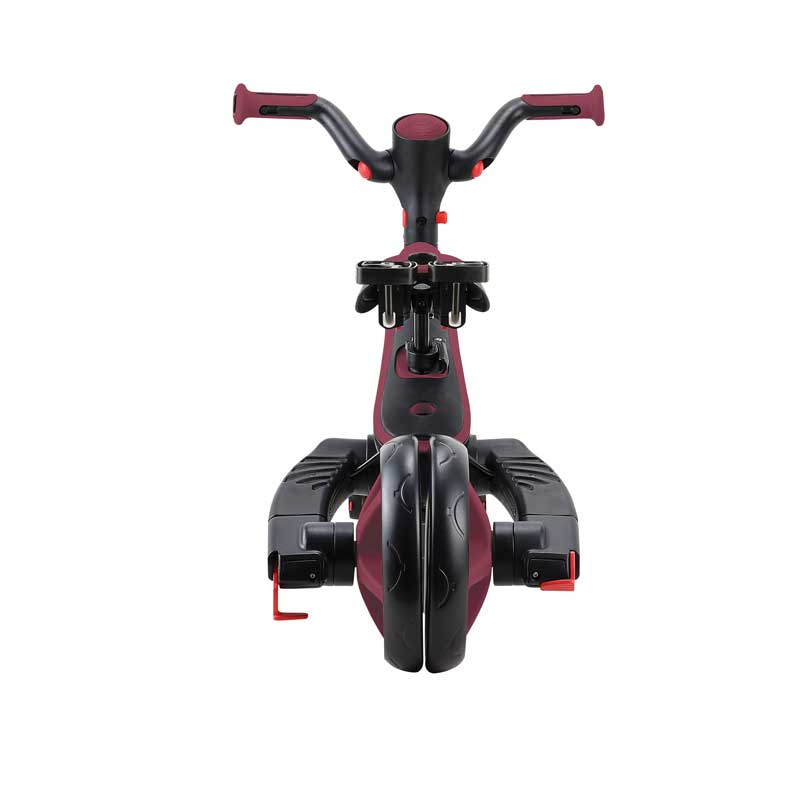 Детска триколка 4 в 1 GLOBBER EXPLORER TRIKE FOLDABLE, сгъваема, цвят бургунди