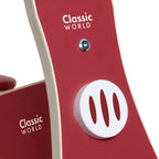 Дървено баланс колело Classic World в бордо, 2+ години