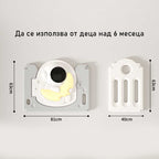 Детска къщичка с ограда и баскетболен кош - Космонавт