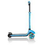 Електрическа тротинетка със светещи колела GLOBBER E-MOTION 4 PLUS за деца над 6 години - светло синя
