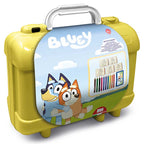 Арт куфарче Bluey. Комплект за оцветяване. Заснето отпред, на бял фон.