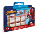 Комплект за творчество Spiderman с печати, флумастери и бележник за рисунки. Снимка отпред. 