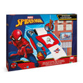 Комплект за създаване на стикери Spiderman с флумастери, стикери и печати. Снимка отпред.