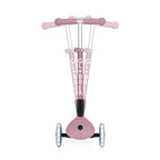 Сгъваема еко тротинетка с 3 колела GLOBBER JUNIOR FOLDABLE LIGHTS ECOLOGIC – цвят бери