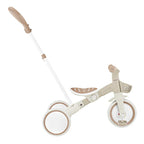 Триколка с родителски контрол 3 в 1 GLOBBER LEARNING TRIKE PLUS ECOLOGIC, бежова