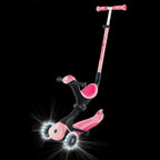 Тротинетка с родителски контрол GO UP DELUXE LIGHTS, пастелно розова