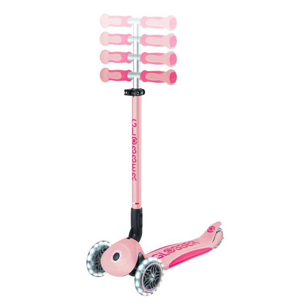 Тротинетка с родителски контрол GO UP DELUXE LIGHTS, пастелно розова